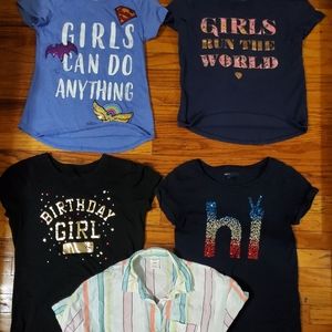 5 Girls short sleeve shirts